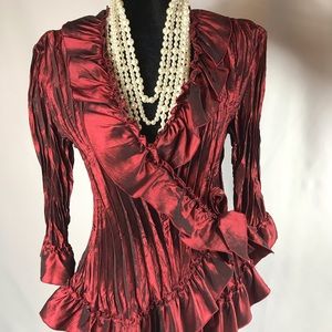 Carrie Allen Ruffled Blouse